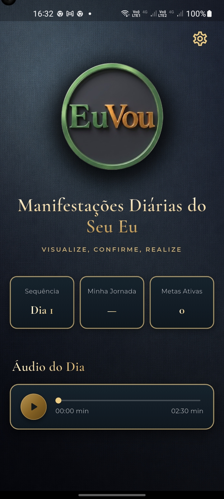EuVou App Interface